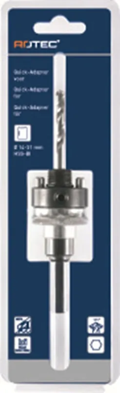 QUICK-LOCK ADAPTER, 6-KNT. 9, TBV. GATZAGEN ø32-210