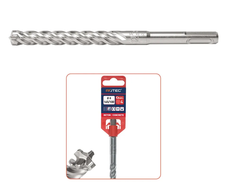 HAMERBOOR SDS+ QUATTRO-X ø6,0X150/215