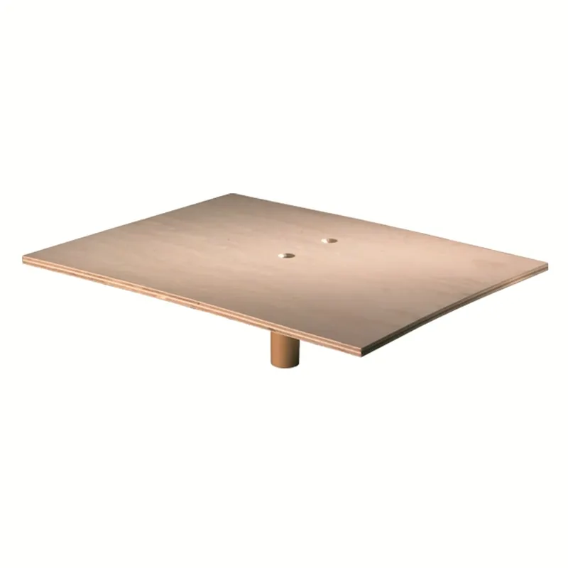 RAAPBORD HOUT + KUNSTSTOF GREEP 500X400