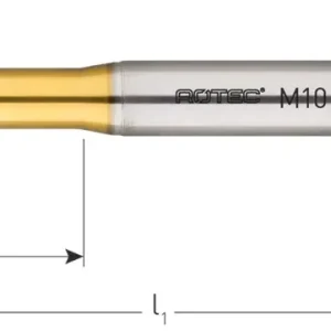 HSS-E PM ROLTAP, DIN 376, TIN-GECOAT, M12
