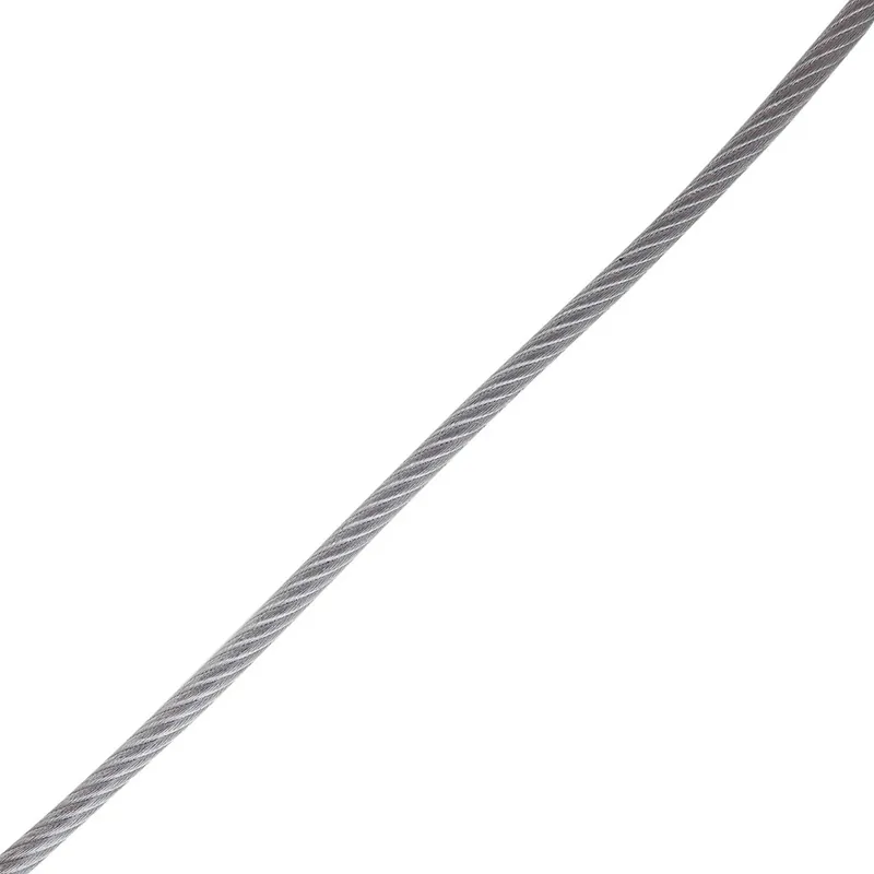 STAALKABEL PLASTIC OMWIKKELD 5/6,5 MM (6X12 DRADEN)