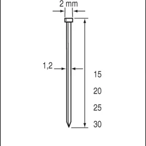 MINIBRAD SKN12 CNK 15 MM DOOS 5MILLE