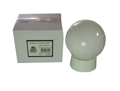 BADKAMER BOL COMPLEET E27 GLAS MAX.60W