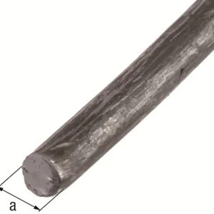 STALEN RONDE STANG GLAD RUW DRAAD Ø10 1 METER