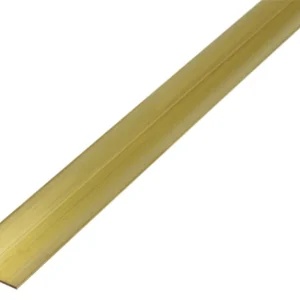 HOEKPROFIEL MESSING15X15X1,5MM 1METER