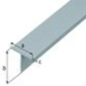 T-PROFIEL,ALU ZIL. ELOX,35X35X3/2M