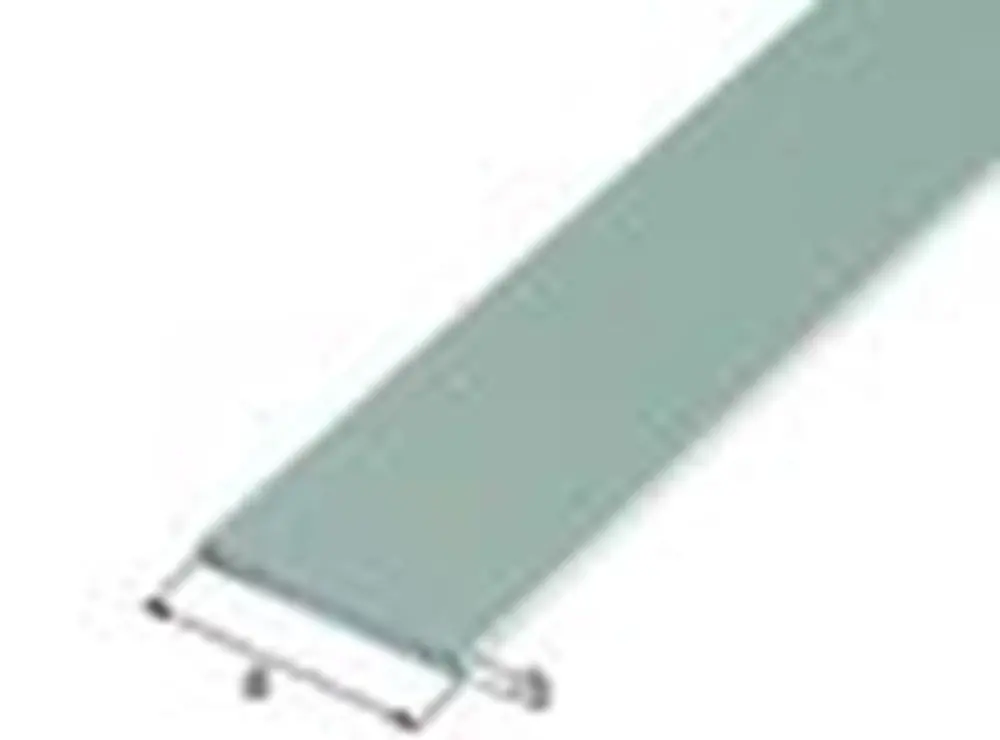 ALUMINIUM PLATTE STANG ZILVER 20 X 2 1 METER