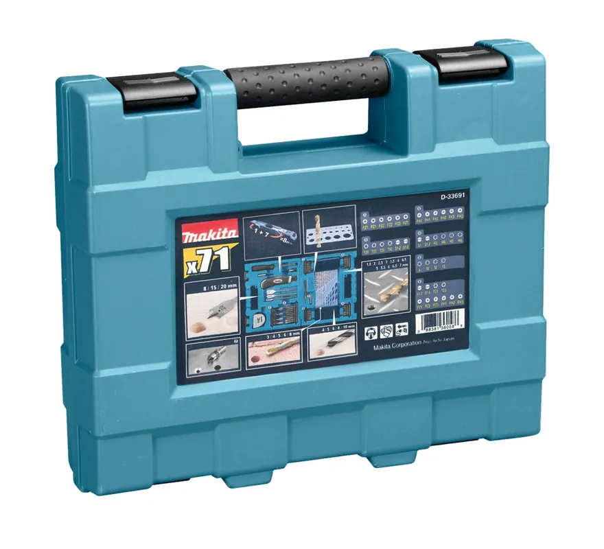 MAKITA BOOR-/SCHROEFBITSET 71-DELIG D-33691