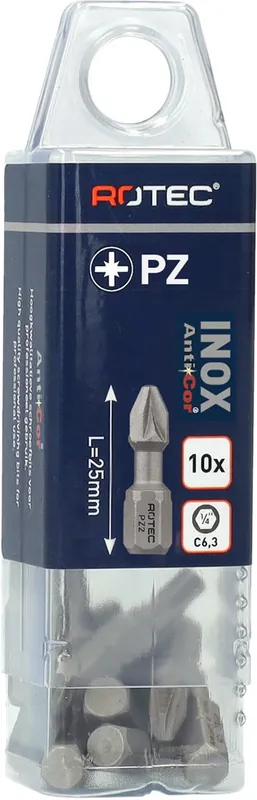 TORSIONBIT ANTI-COR RVS, C6.3, PZ 2X25