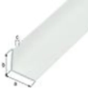 HOEKPROFIEL,PVC,WIT,10X10X1/2M