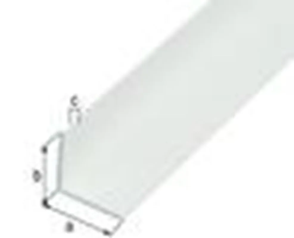 HOEKPROFIEL,PVC,WIT,10X10X1/2M