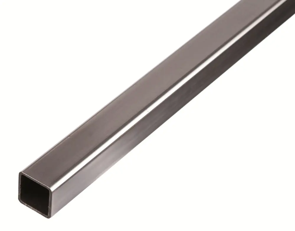 STALEN VIERKANTE BUIS GLAD 16 X 16 X 1MM 1 METER