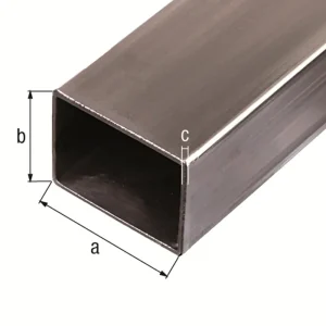 STALEN RECHTHOEKIGE BUIS 40 X 30 X 1,5 MM 1 METER
