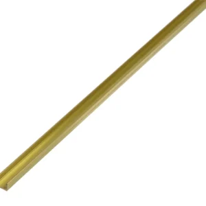 U PROFIEL MESSING 6X6X6X 1 MM 1 METER