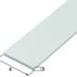 PLATTE STRIP, PVC WIT, 30X3/1M