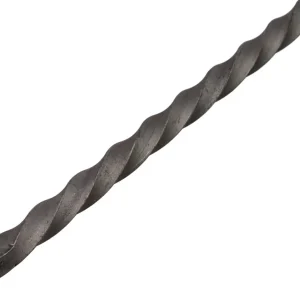 VIERKANTE STALEN STANG GEDRAAID DRAAD 10 X 10MM 1 METER