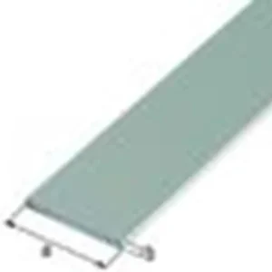 ALUMINIUM PLATTE STANG ZILVER 20 X 5 1METER