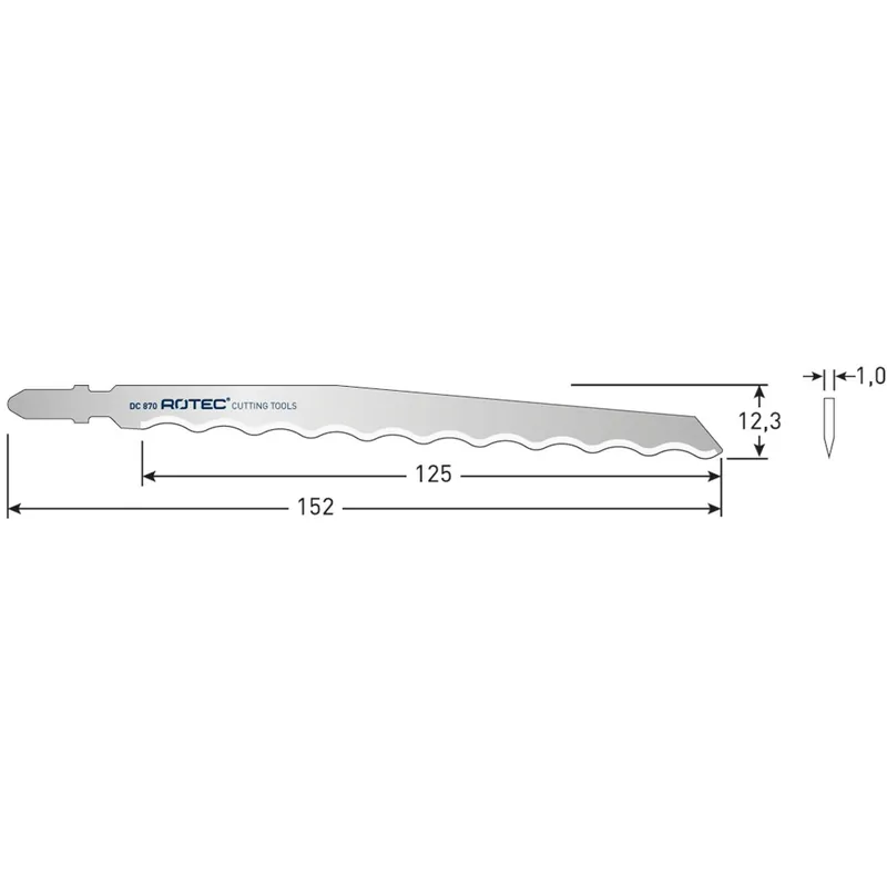 DECOUPEERZAAGBLAD DC870 / T313AW