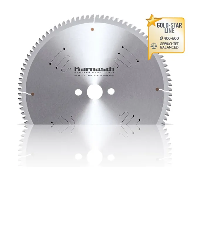 HM-ZAAGBLAD ALU NEG. GOLD 370X3,6/3,0X30MM 108TFN/111100