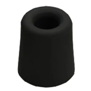 DBR 24 BE / DEURBUFFER RUBBER ZWART ø30X24MM
