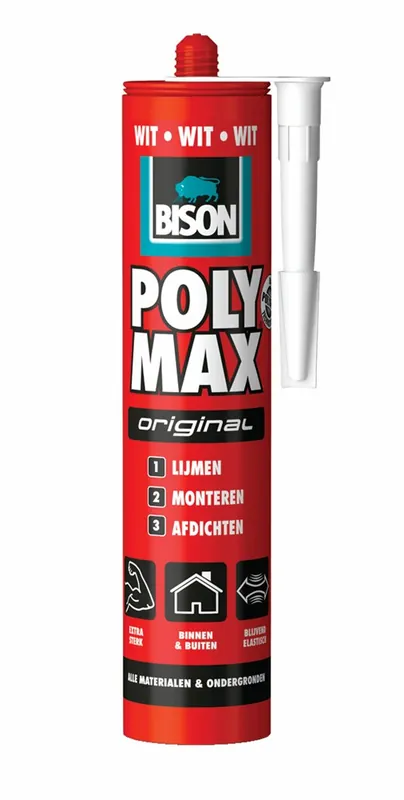 BISON POLY MAX® ORIGINAL WIT KOKER 425 G NL