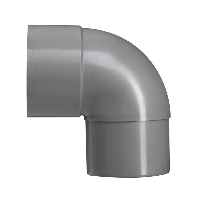BOCHT PVC 1X LIJMMOF/VERJONGING SPEI-EIND Ø 70MM 90°