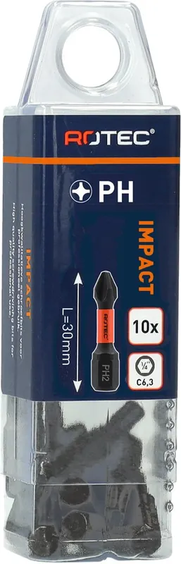 IMPACT SCHROEFBIT PH 3, L=30, C6.3, BASIC