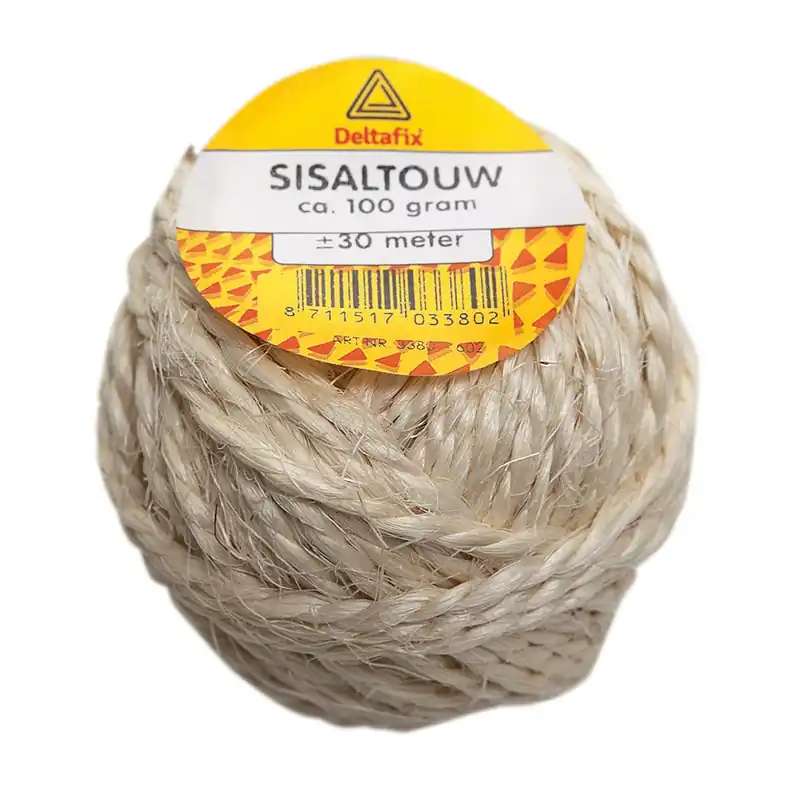 SISALTOUW NATUUR CA. 100 GR. +/- 30M