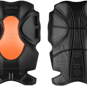 XTR KNIEBESCHERMERS, ZWART - ORANJE (0405), ONE SIZE