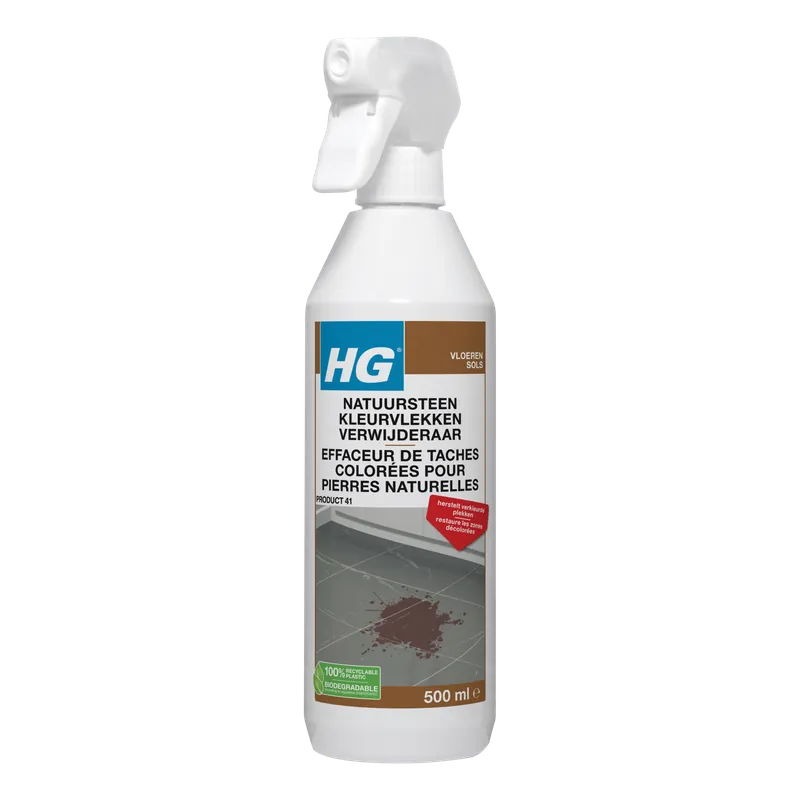 HG NATUURSTEEN KLEURVLEKKENVERWIJDERAAR (PRODUCT 41) 500 ML