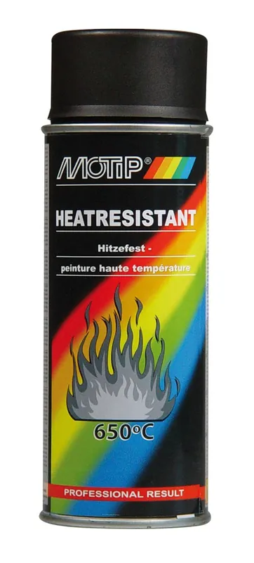HITTEBESTENDIGE LAK ZWART 650°C 400 ML