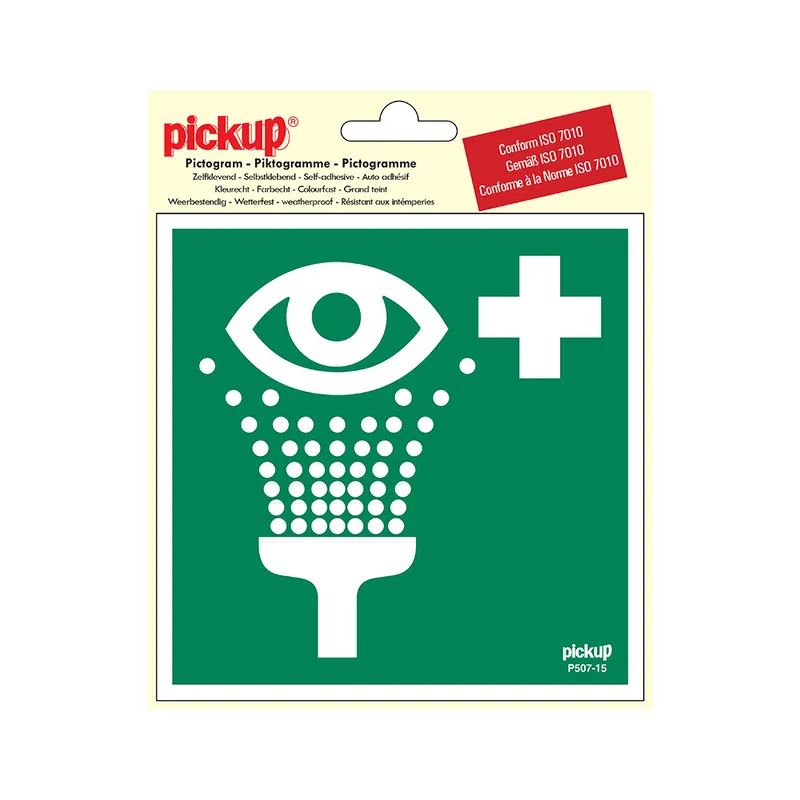 STICKER OOGDOUCHE PICTO 150X150 MM