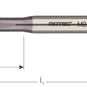 HSS-E PM MACHINETAP '1400', DOORLOPEND, DIN 371, M4