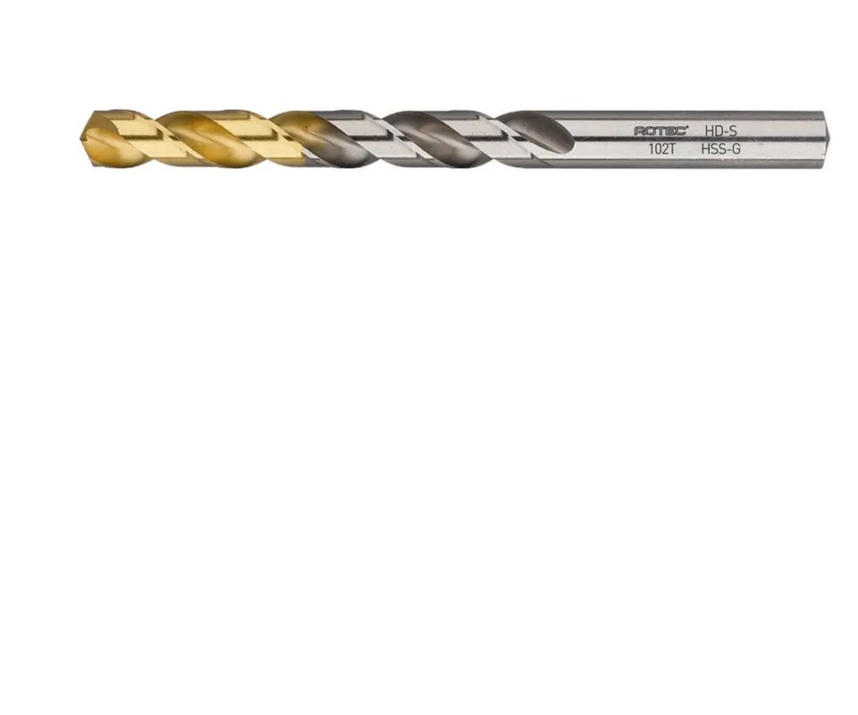 HSS-G SPIRAALBOOR, DIN 338, TYPE HD-S, TIN-TOP, ø9,4