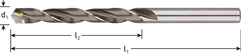 HM SPIRAALBOOR, DIN 338, TYPE N, BEZET, ø2,7