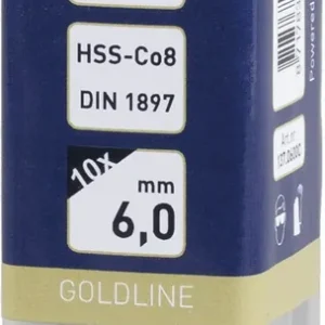 HSS-E PLAATWERKBOOR, DIN 1897, TYPE HD-X, TIALN, ø2,1