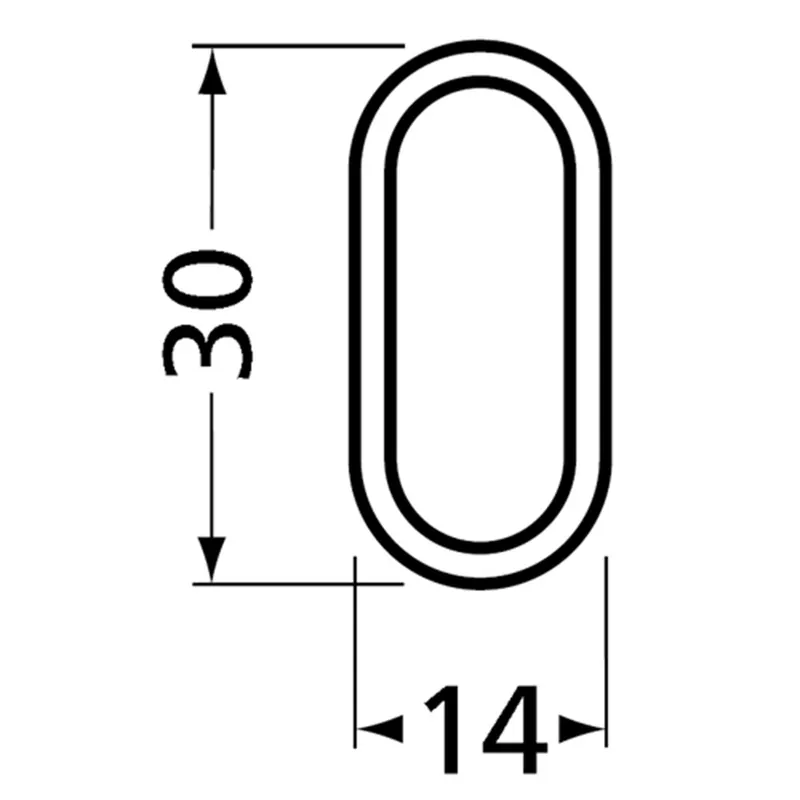BUIS 30X14MM GARDELUX-1 500 CM NATUREL