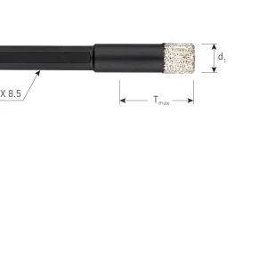 ROTEC DIAMANT TEGELBOOR 6-KANT 14.0 MM