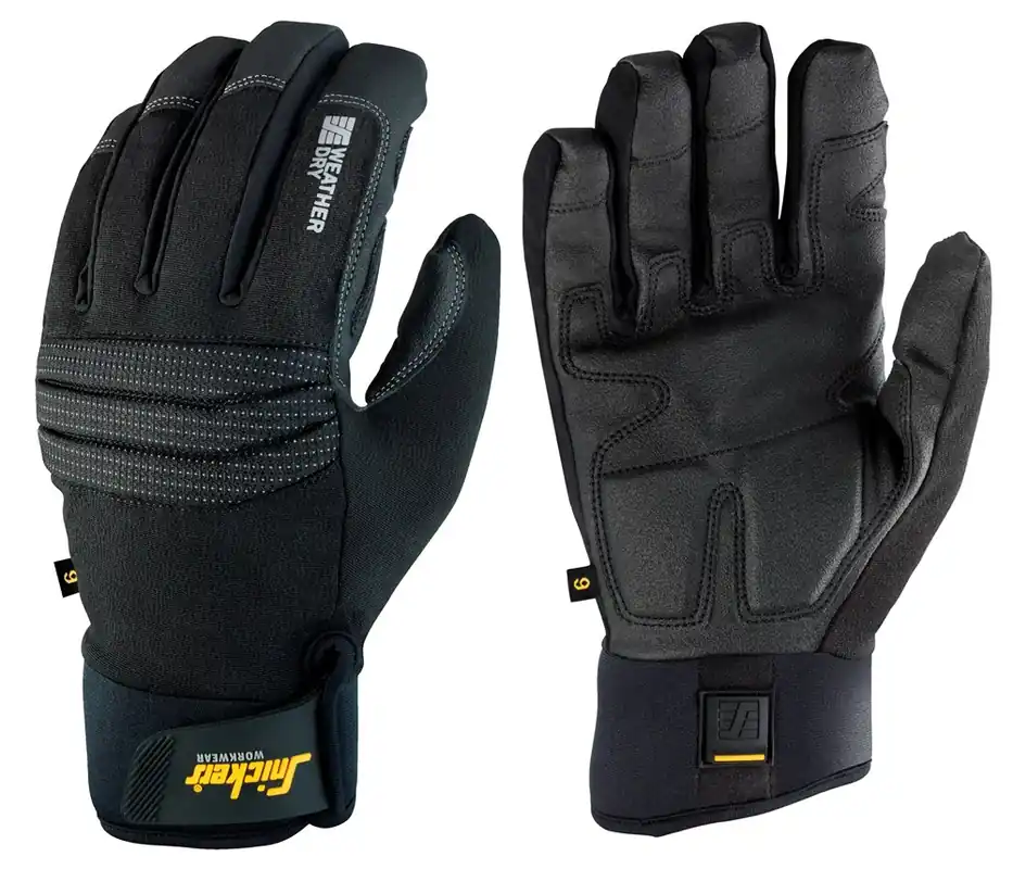 WEATHER DRY GLOVE, ZWART - ZWART (0404), 010
