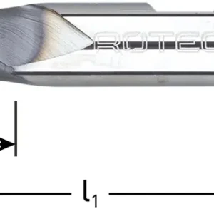 VHM SPIEBAANFREES, SILVER-LINE, KORT, TIALN-GECOAT, ø16