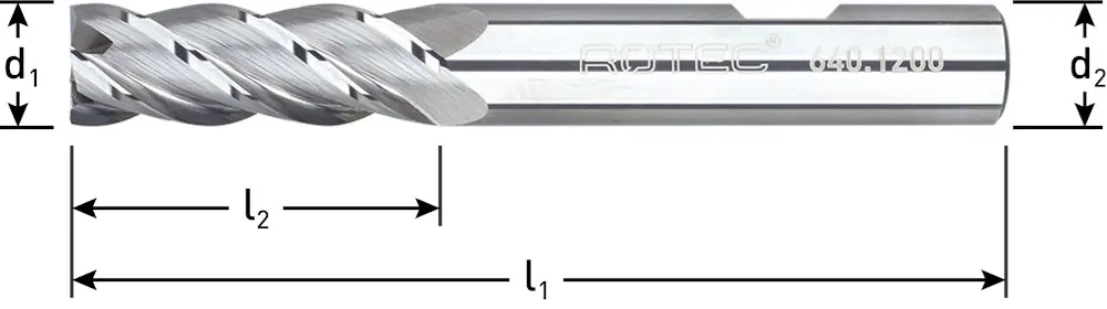 VHM VINGERFREES, SILVER-LINE, VOOR ALU & NF-METALEN, ø6