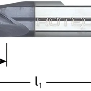 VHM UNIVERSEELFREES, SILVER-LINE, KORT, TIALN-GECOAT, ø6