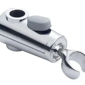 GLIJDER VOOR GLIJSTANG CYLINDRISCH ABS VERCHROOMD Ø 18MM
