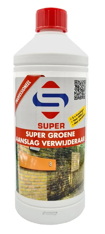 SUPERCLEANERS GROENE AANSLAG VERWIJDERAAR - 1 LITER