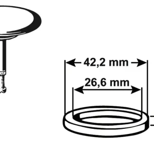 DICHTING GUMMI D42MM VOOR TEC353020