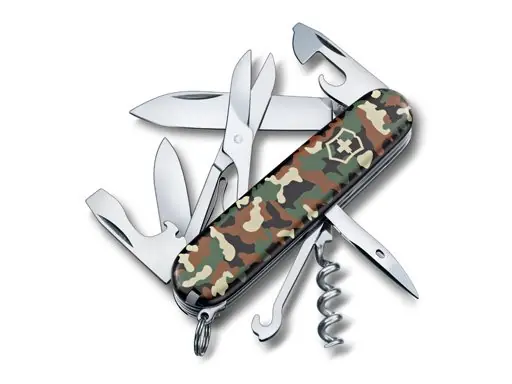 ZAKMES, VICTORINOX, SWISSARMY, CLIMBER, 14FUNCT, CAMOUFLAGE