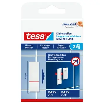 TESA POWERSTRIPS® TEGELS & METAAL 2KG