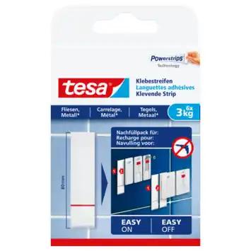 TESA POWERSTRIPS® TEGELS & METAAL 3KG
