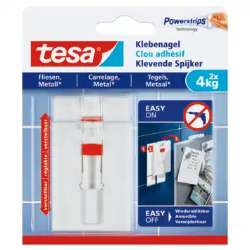 TESA® VERSTELBARE KLEVENDE SPIJKER TEGELS & METAAL 4KG