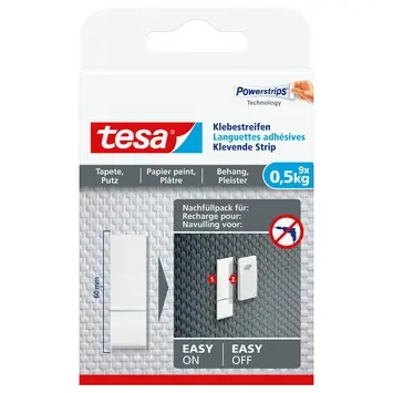 TESA POWERSTRIPS® GEVOELIGE OPPERVLAKKEN 0,5KG